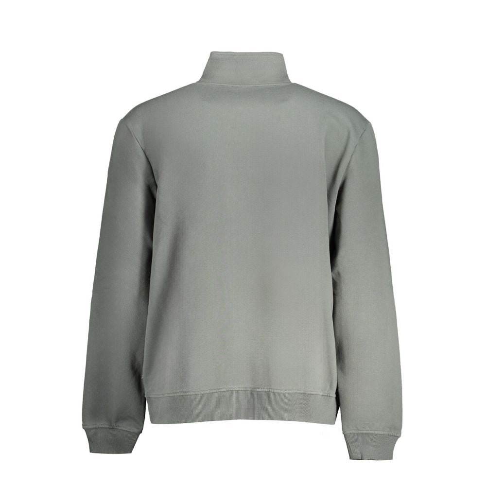 Napapijri Green Cotton Sweater Napapijri Light Slate Gray