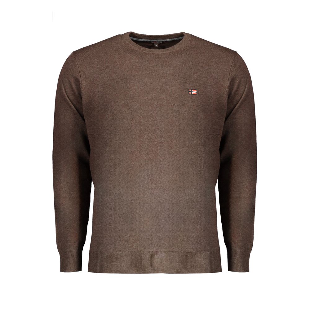 Norway 1963 Brown Wool Men Sweater Norway 1963 Dark Olive Green