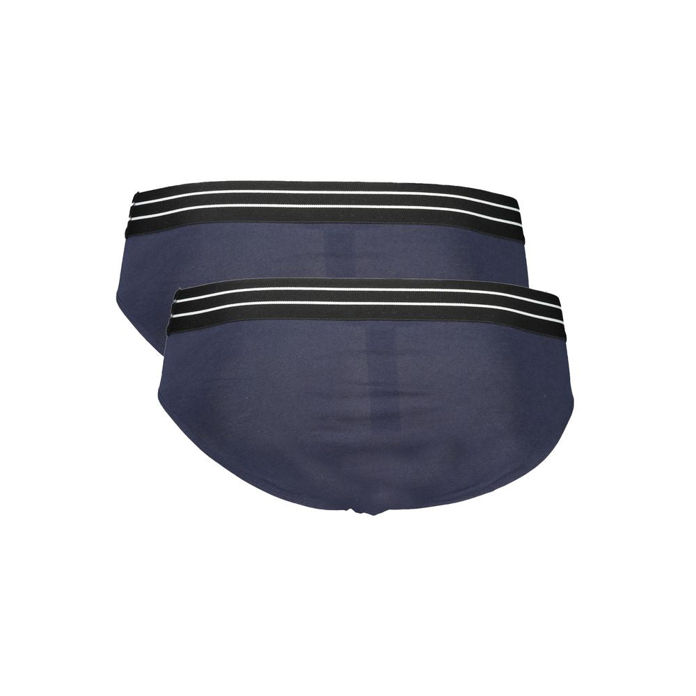 Cavalli Class Blue Cotton Men Underwear Cavalli Class Dark Slate Gray