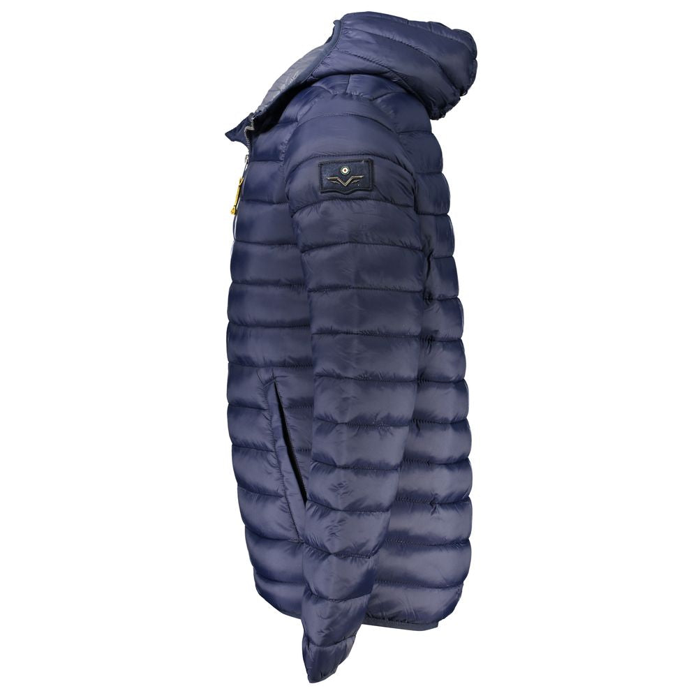 Armata Di Mare Blue Polyamide Men Jacket Armata Di Mare Dark Slate Gray