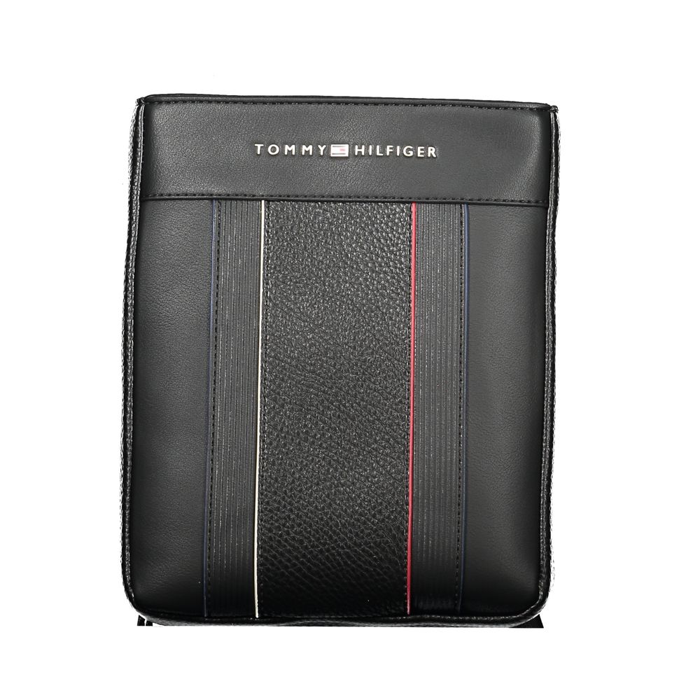 Tommy Hilfiger Black Polyethylene Men Shoulder Bag Tommy Hilfiger Dark Slate Gray