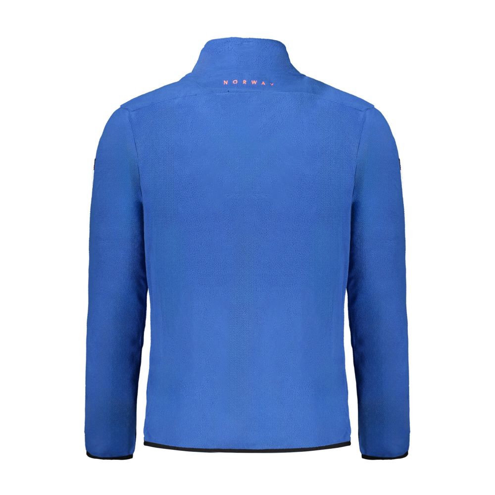 Norway 1963 Blue Polyester Men Sweater Norway 1963 Steel Blue