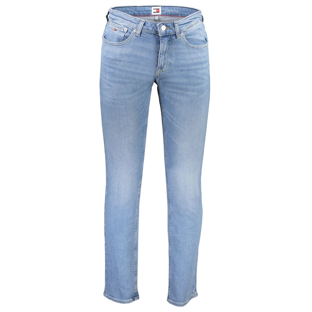 Tommy Hilfiger Light Blue Cotton Men Jeans Tommy Hilfiger Dark Gray