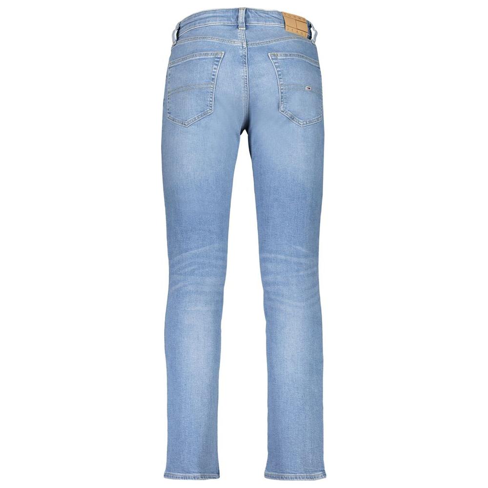 Tommy Hilfiger Light Blue Cotton Men Jeans Tommy Hilfiger Dark Gray