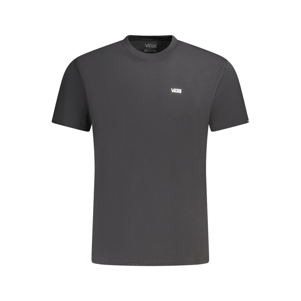Vans Black Cotton T-Shirt Vans Dark Slate Gray