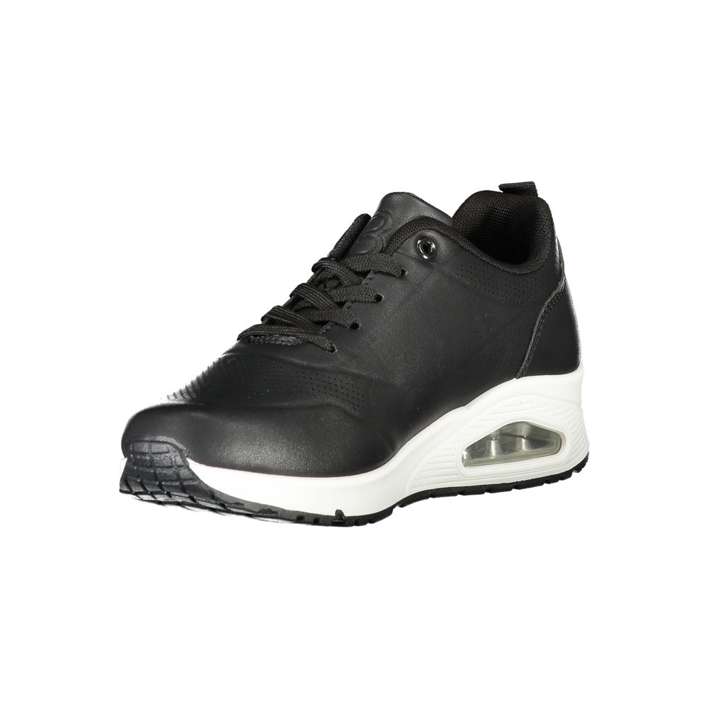 Laura Biagiotti Black Polyester Women Sneaker Laura Biagiotti Dark Slate Gray