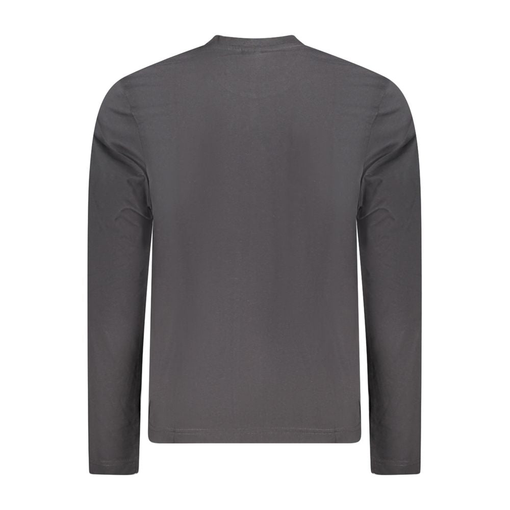 North Sails Black Cotton Men T-Shirt