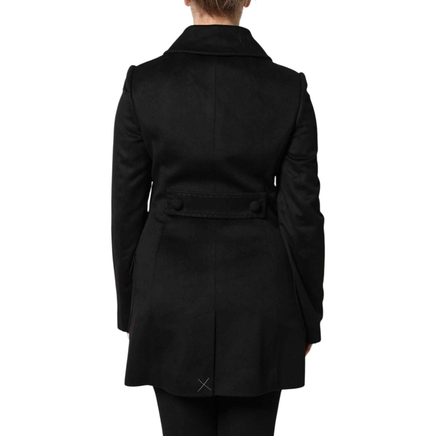 Dolce & Gabbana Black Wool Sartoria Italiano Blazer Jacket