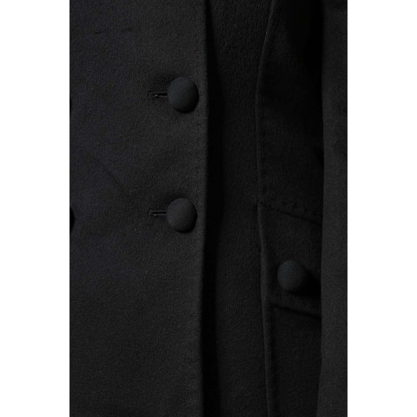 Dolce & Gabbana Black Wool Sartoria Italiano Blazer Jacket