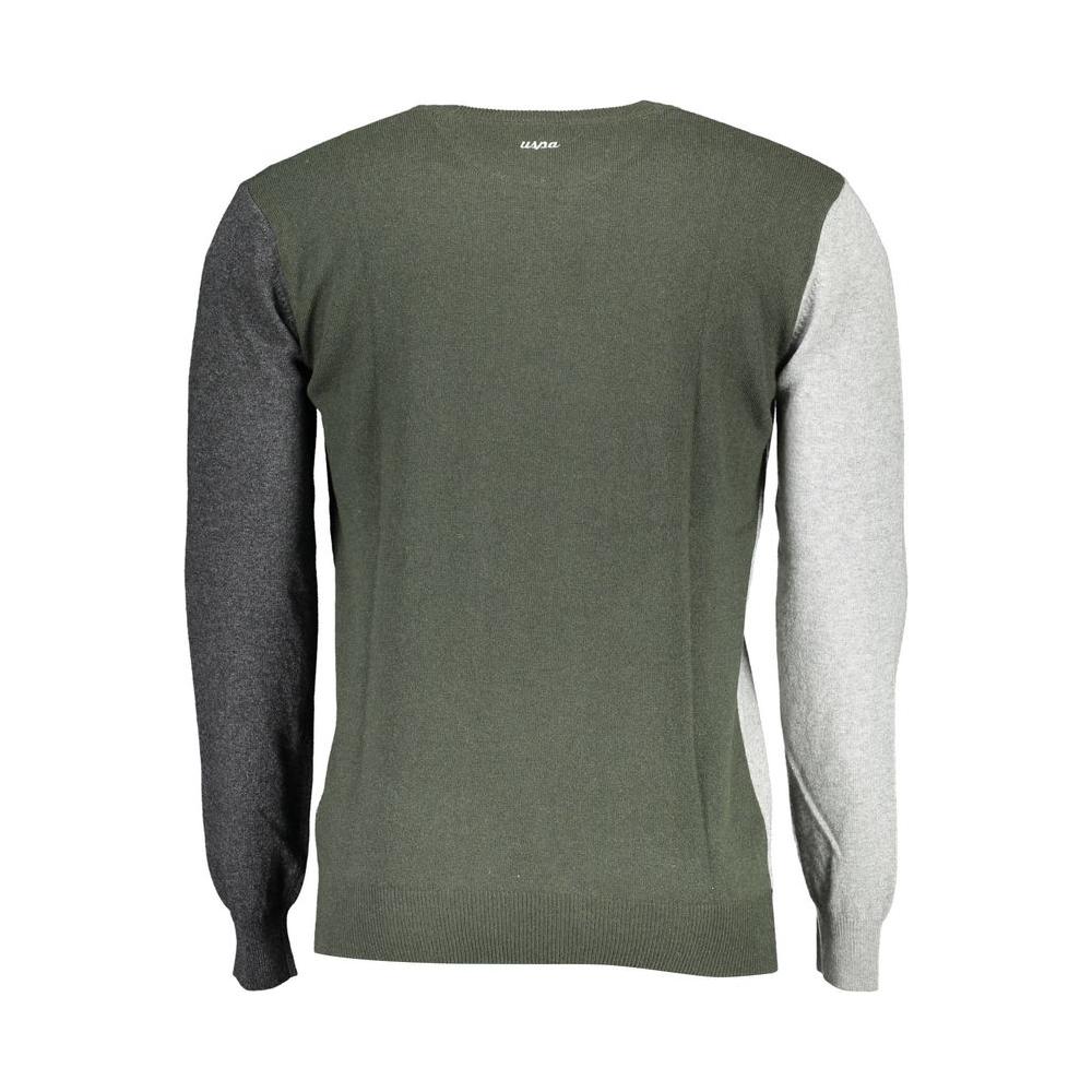 U.S. POLO ASSN. Gray Wool Men Sweater