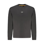 Hugo Boss Black Cotton Men Sweater