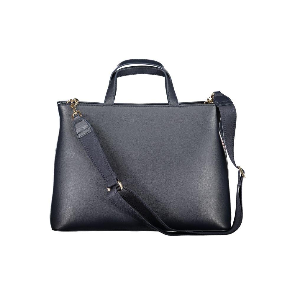 Tommy Hilfiger Blue Polyester Handbag