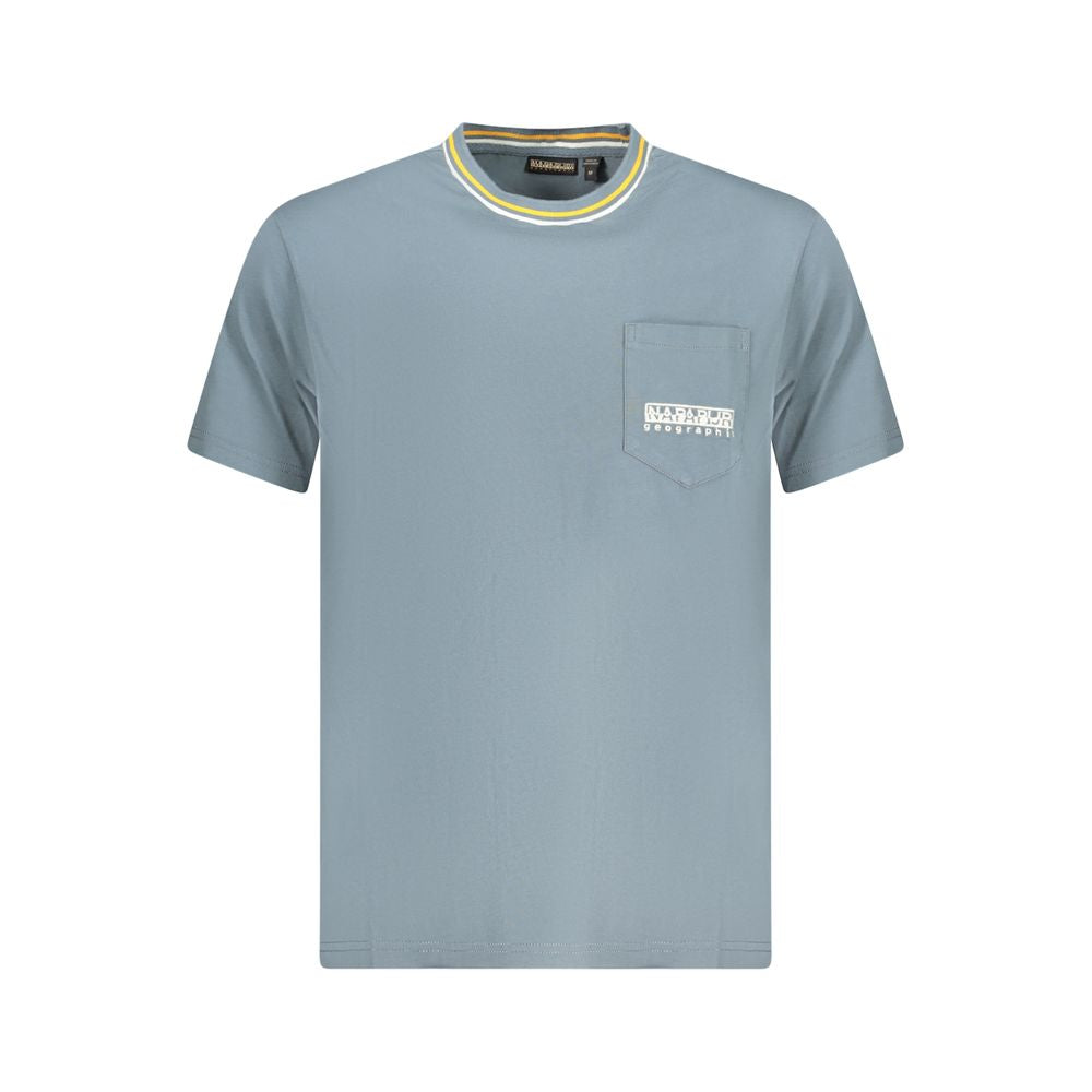 Napapijri Napapijri Brown Cotton Men T-Shirt Elevate your everyday style with the Napapijri short sleeve T-shirt. This relaxed-fit tee combines casual comfort with a touch of class, featuring a standout crew neck framed by contrasting details. It boasts a