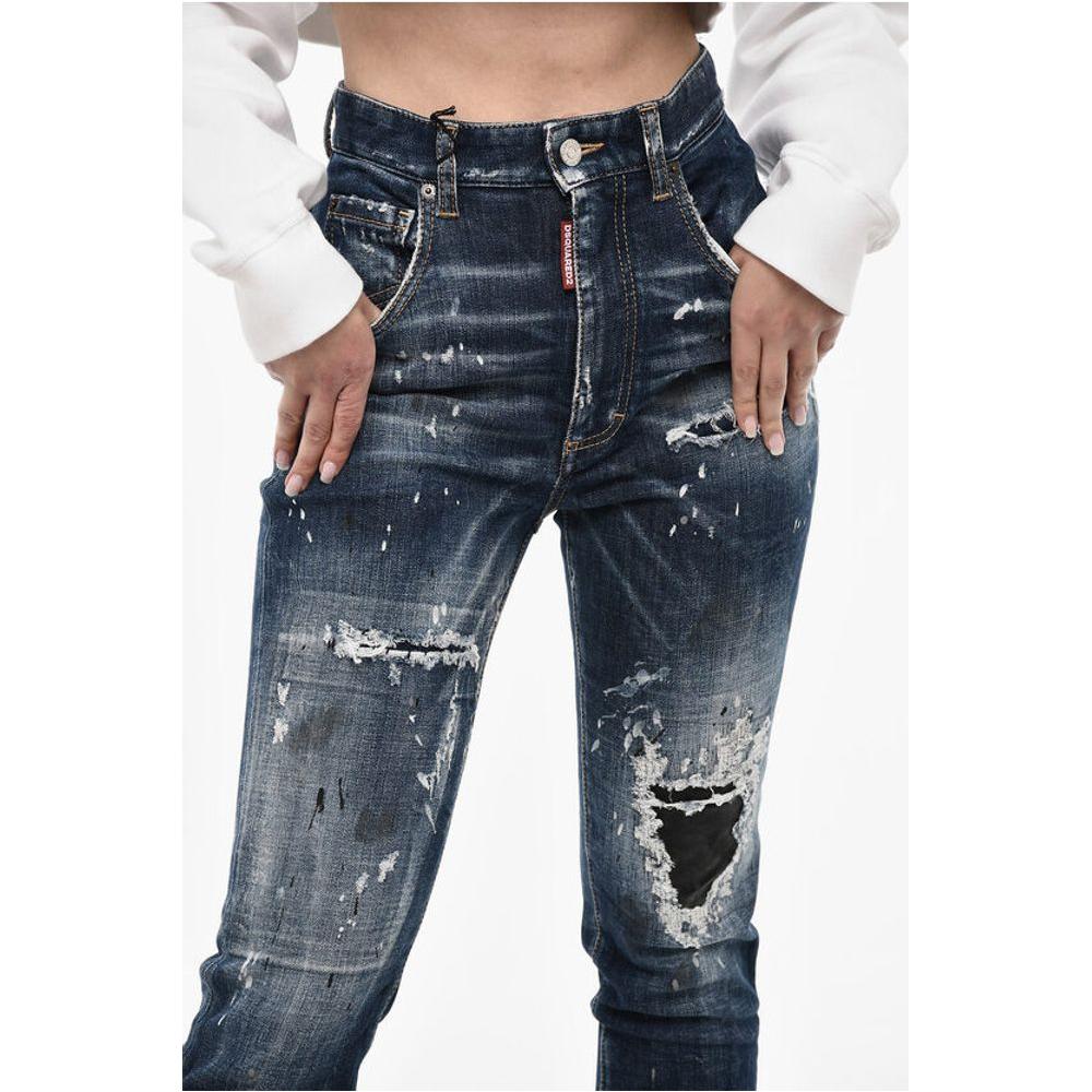 Dsquared² Blue Cotton Jeans Denim