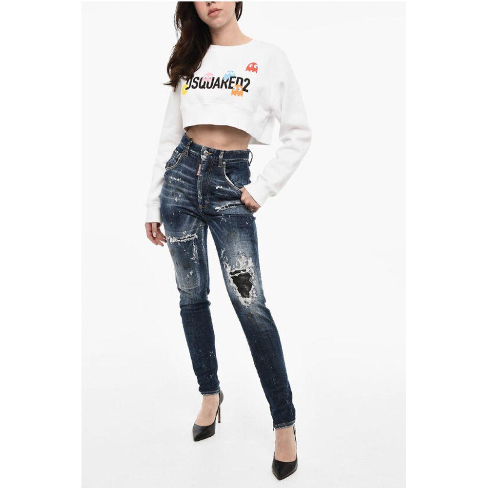 Dsquared² Blue Cotton Jeans Denim