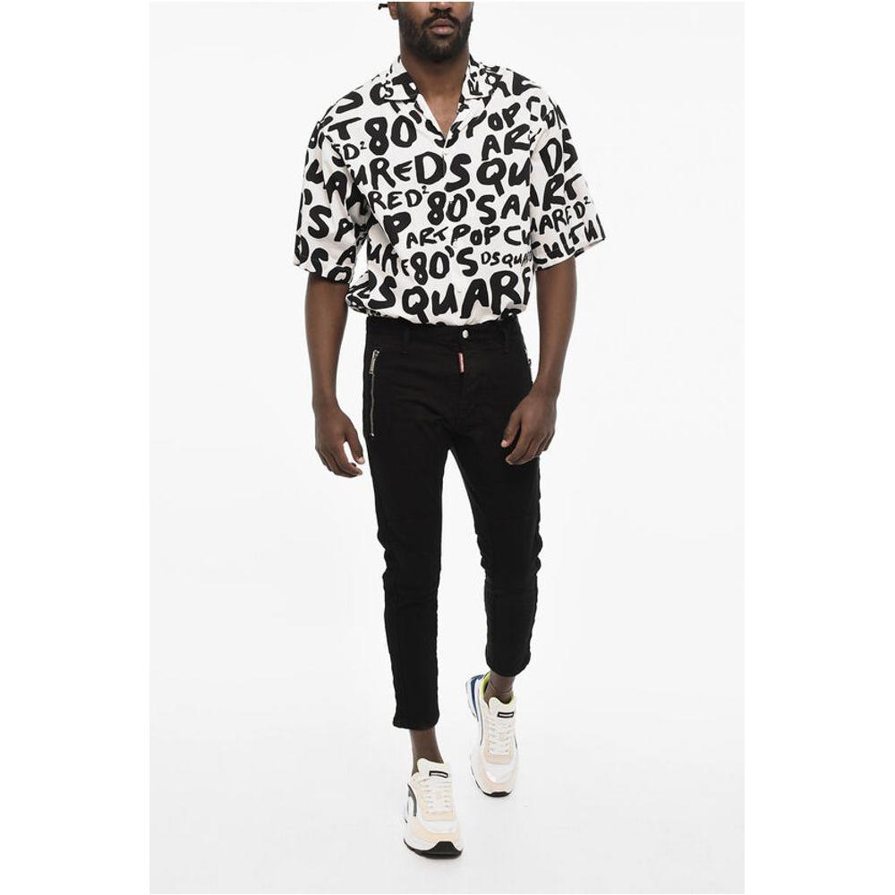 Dsquared² Black Cotton Jeans Denim