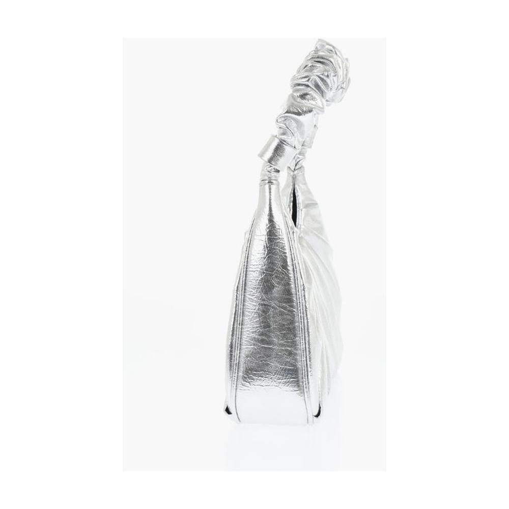 Jw Pei Ruched Metallic Faux Leather GABBI Hobo Bag