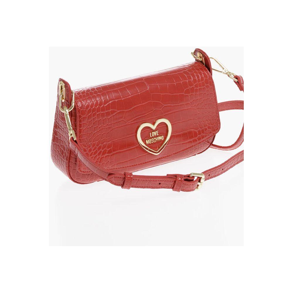 Moschino Red Polyethylene Shoulder Bag