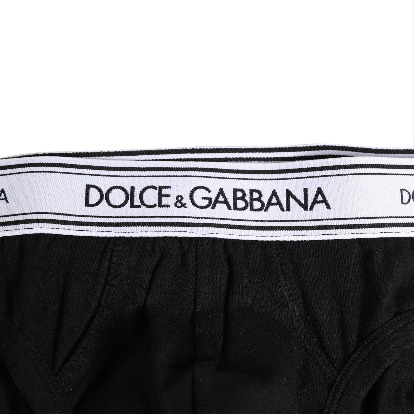 Dolce & Gabbana Black Cotton Stretch Regular Brief Underwear BIK1263-4