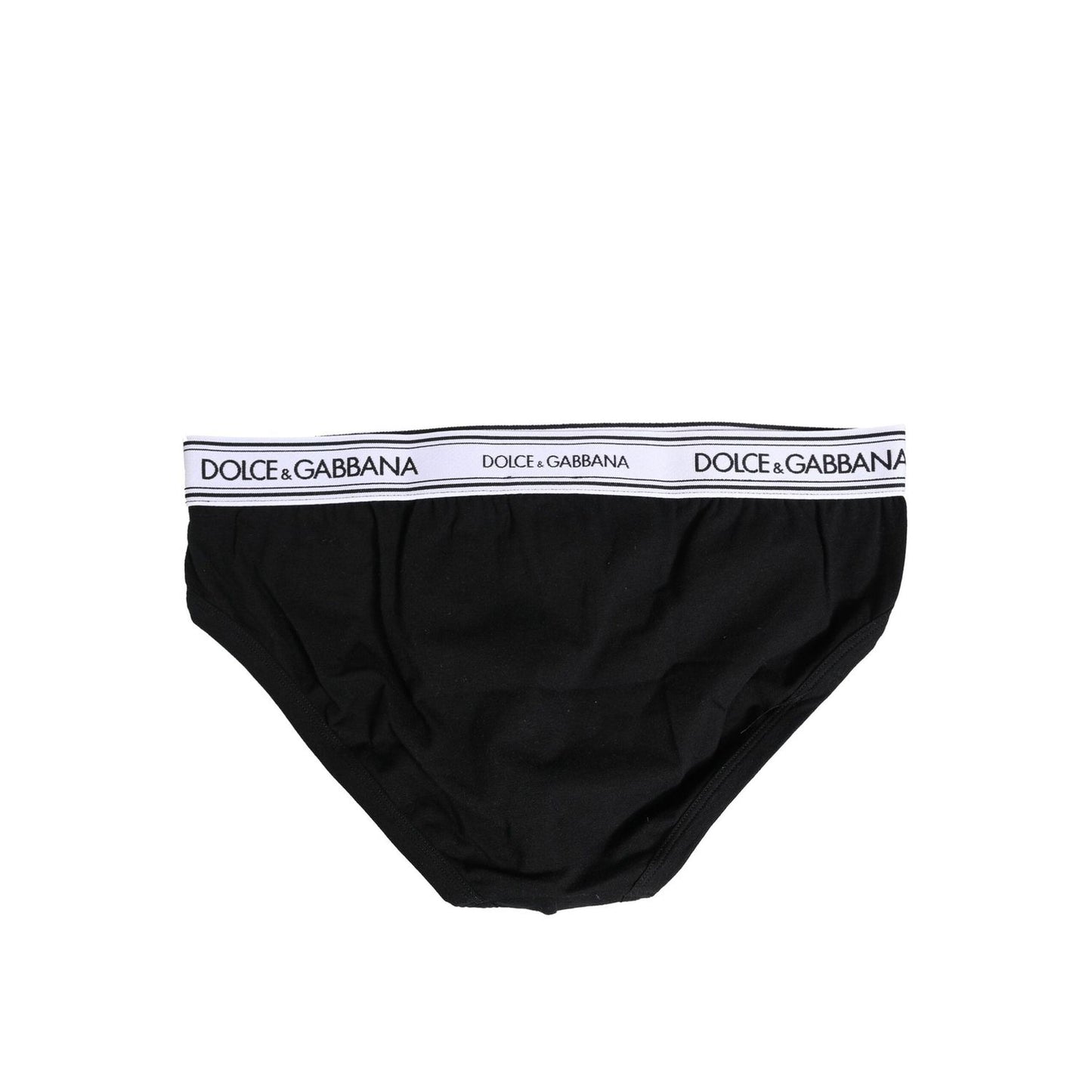 Dolce & Gabbana Black Cotton Stretch Regular Brief Underwear BIK1263-4