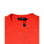 Dolce & Gabbana Orange Polyester DG Logo Sweatshirt Sweater TSH90525-48