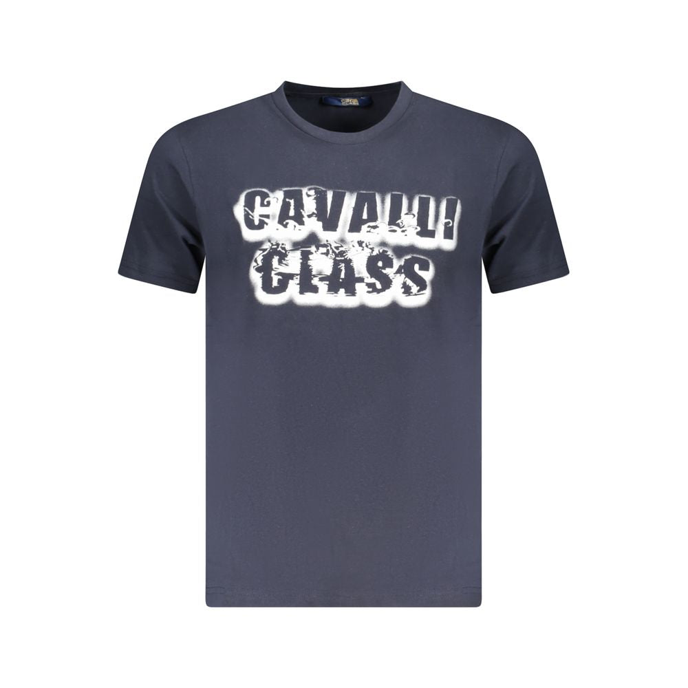 Cavalli ClassCavalli Class Blue Cotton Men T-Shirt1728,67403481248,Blue,Cavalli Class,L,Men,New with tags,T-Shirts - Men - Clothing,XXL