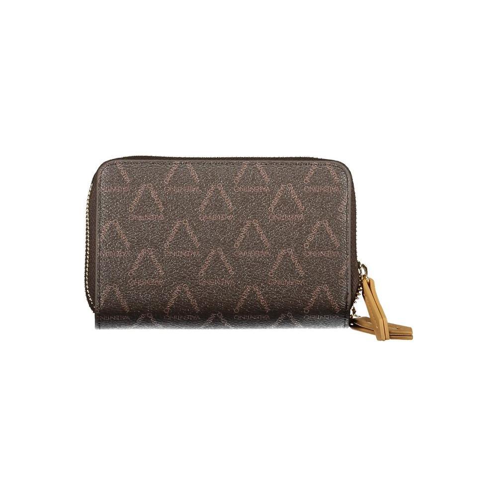 Mario Valentino Brown Polyethylene Women Wallet