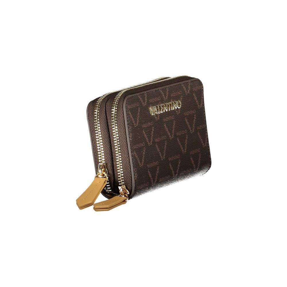 Mario Valentino Brown Polyethylene Women Wallet
