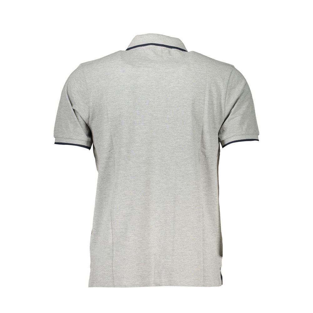 North Sails Brown Cotton Men Polo Shirt NO-27333-S