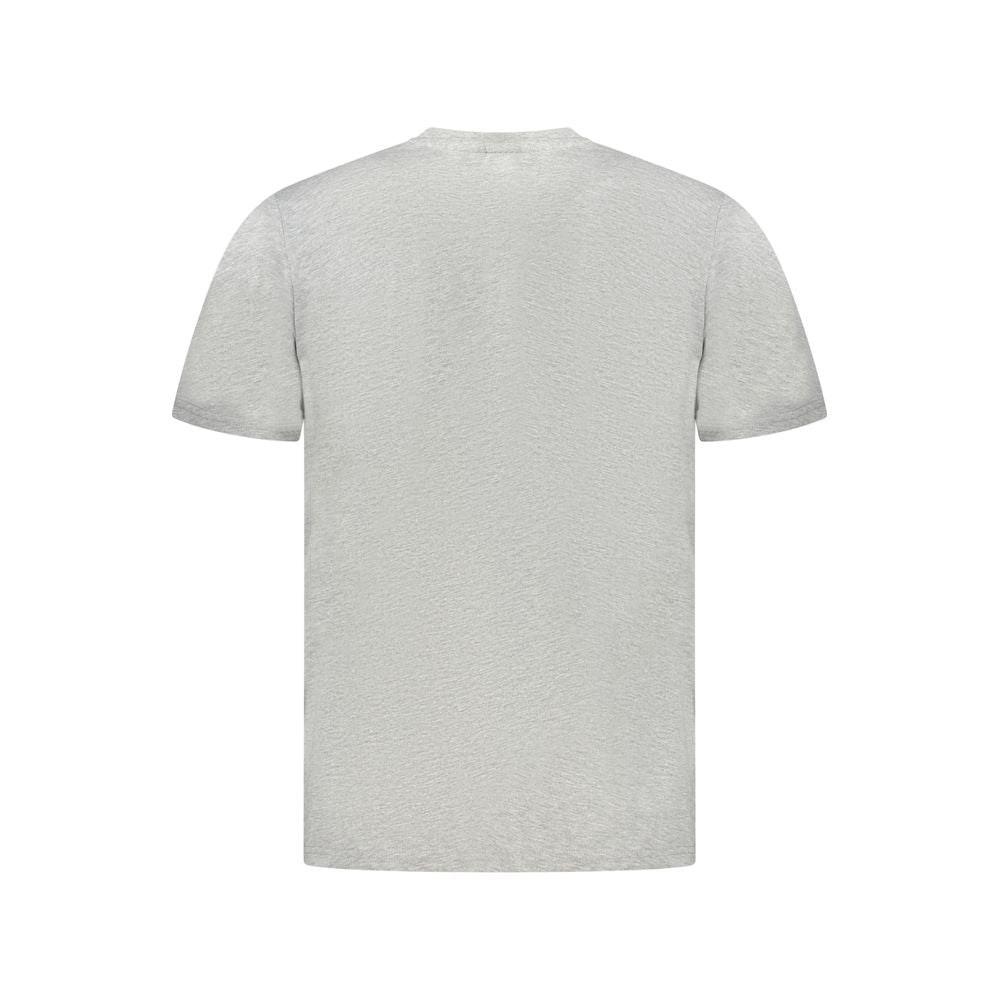 North Sails Brown Cotton Men T-Shirt NO-34355-M