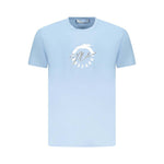 Trussardi Light Blue Cotton Men T-Shirt