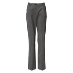 Dolce & Gabbana Gray Checkered High Waist Flared Pants