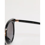 Dolce & Gabbana Black Transparent Trim Round DG4371-F Eyewear Sunglasses
