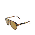 Dolce & Gabbana Brown Acetate Round Leopard Print Eyewear Sunglasses