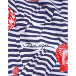 Dolce & Gabbana Multicolor Striped Beachwear Swim Trunk Swimwear
