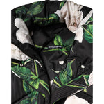 Dolce & Gabbana Black Floral Print Puffer Quilted Jacket JKT41496-46