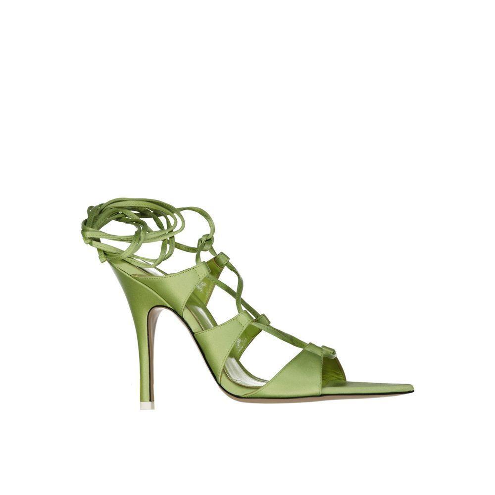 The Attico Reneè Satin Sandals TH-8852336705748-EU36/US6