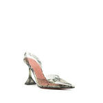 Amina Muaddi Holli Glass 95mm Snakeskin-effect Pumps AM-8803273244884-EU36/US6
