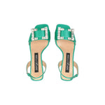 Sergio Rossi SR Twenty 060 Satin Sandals SE-8735592710356-EU35.5/US5.5