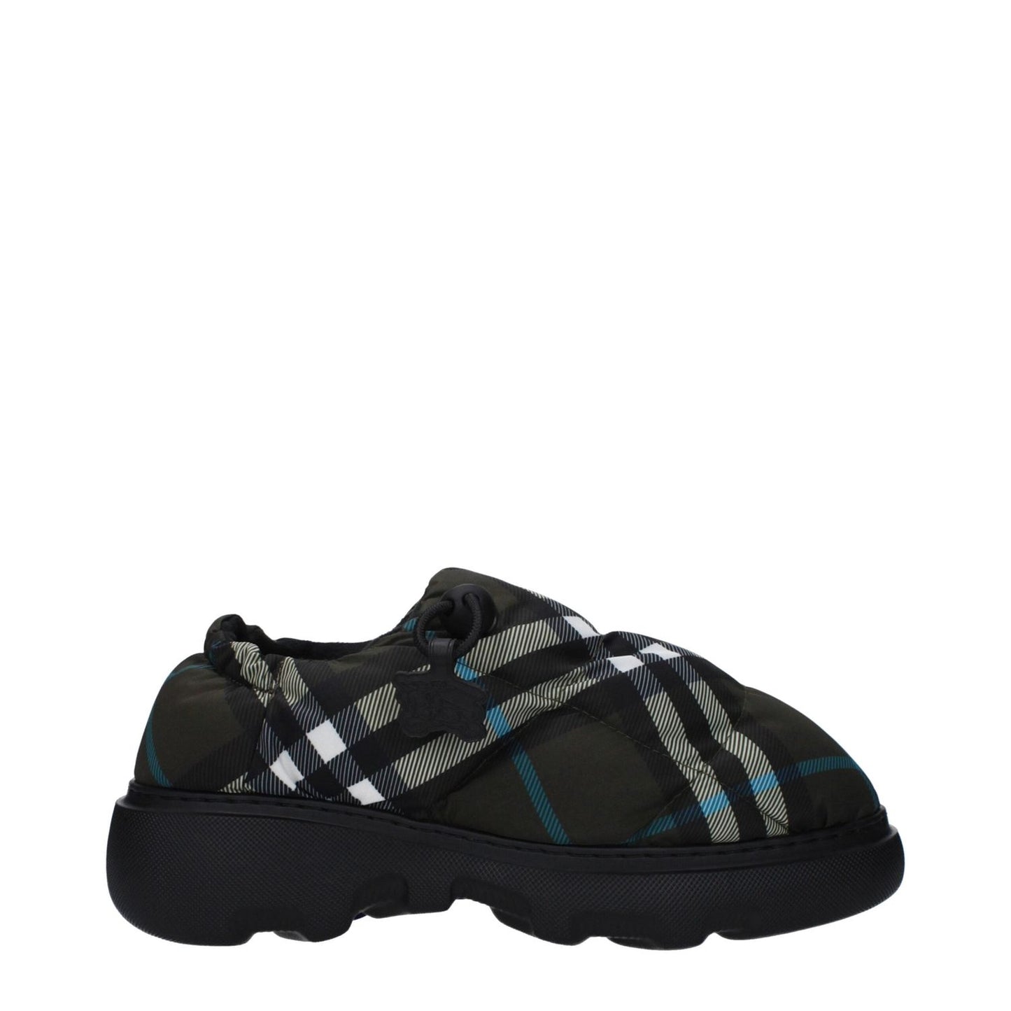 Burberry Green Fabric Slip-On Loafers BU-9492779696393-EU36/US6