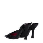 The Attico Black Leather Stiletto Heels Sandals TH-10031370764553-EU36/US6