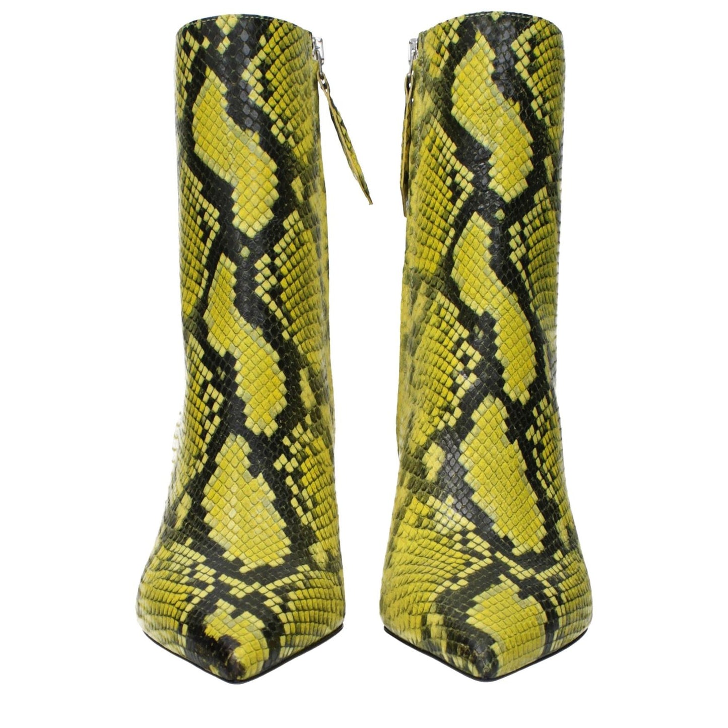 The Attico Yellow Leather Ankle Boots TH-10031393505545-EU38/US8