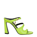 Versace Green Leather Stiletto Heels Sandals VE-15161606045961-EU35/US5