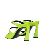 Versace Green Leather Stiletto Heels Sandals VE-15161606045961-EU35/US5