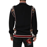 Dolce & Gabbana Black DG King Full Zip Sweatshirt Sweater TSH91200-54