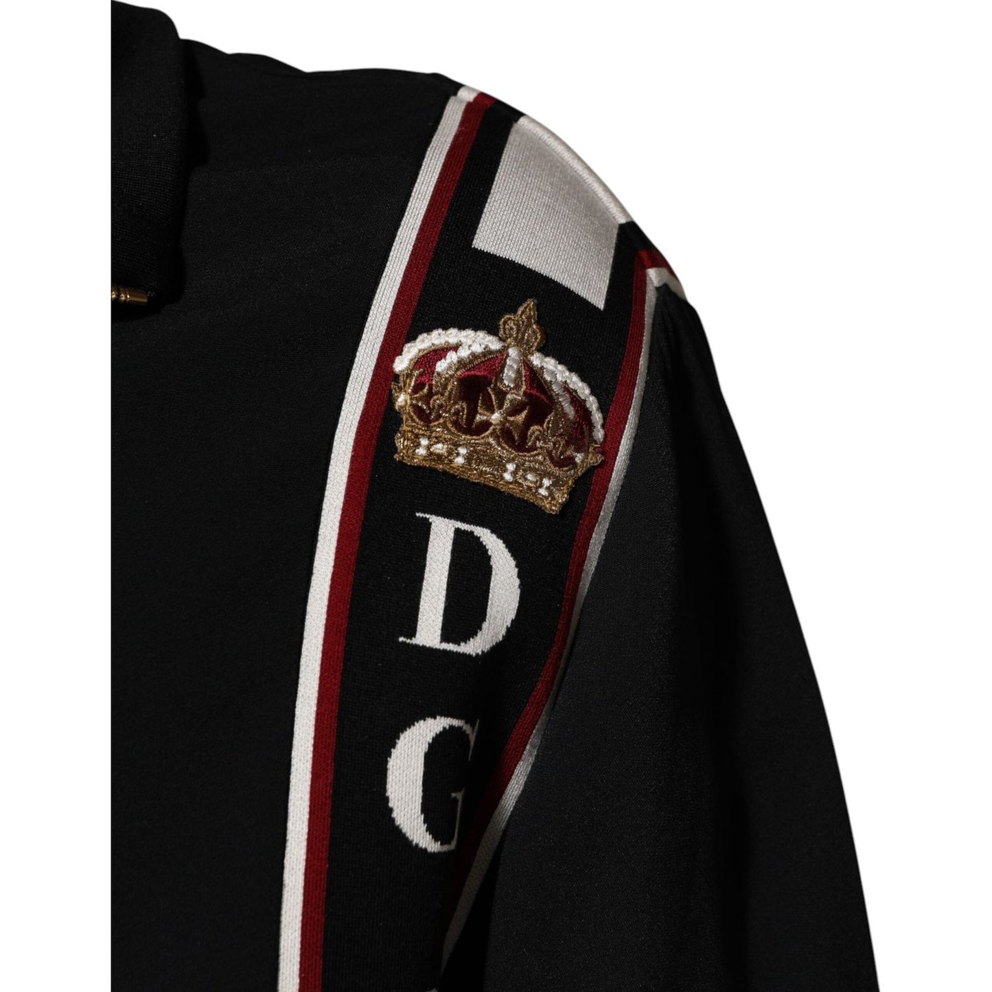 Dolce & Gabbana Black DG King Full Zip Sweatshirt Sweater TSH91200-54