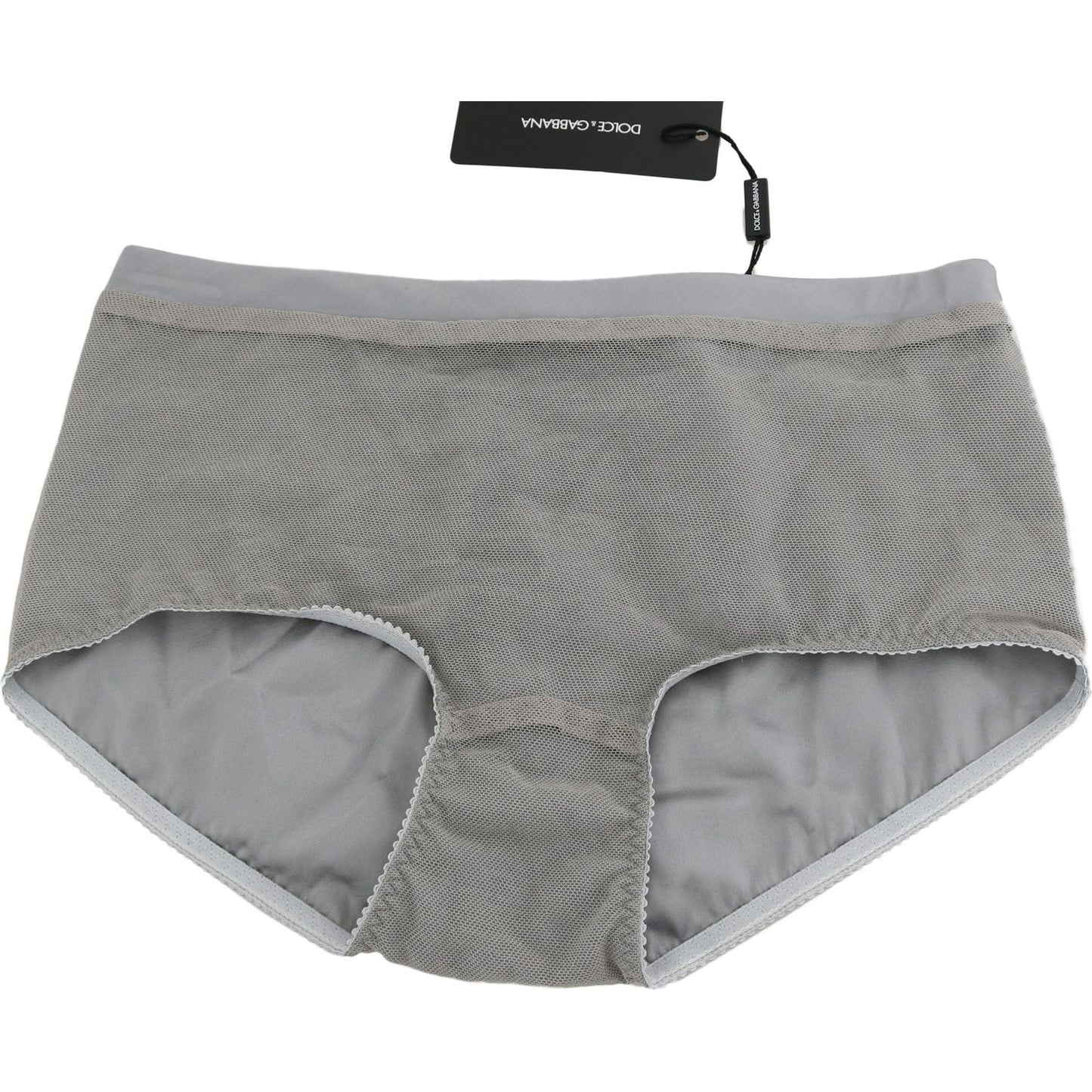 Dolce & Gabbana Shimmering Silver Stretch Cotton Underwear Dolce & Gabbana Light Slate Gray