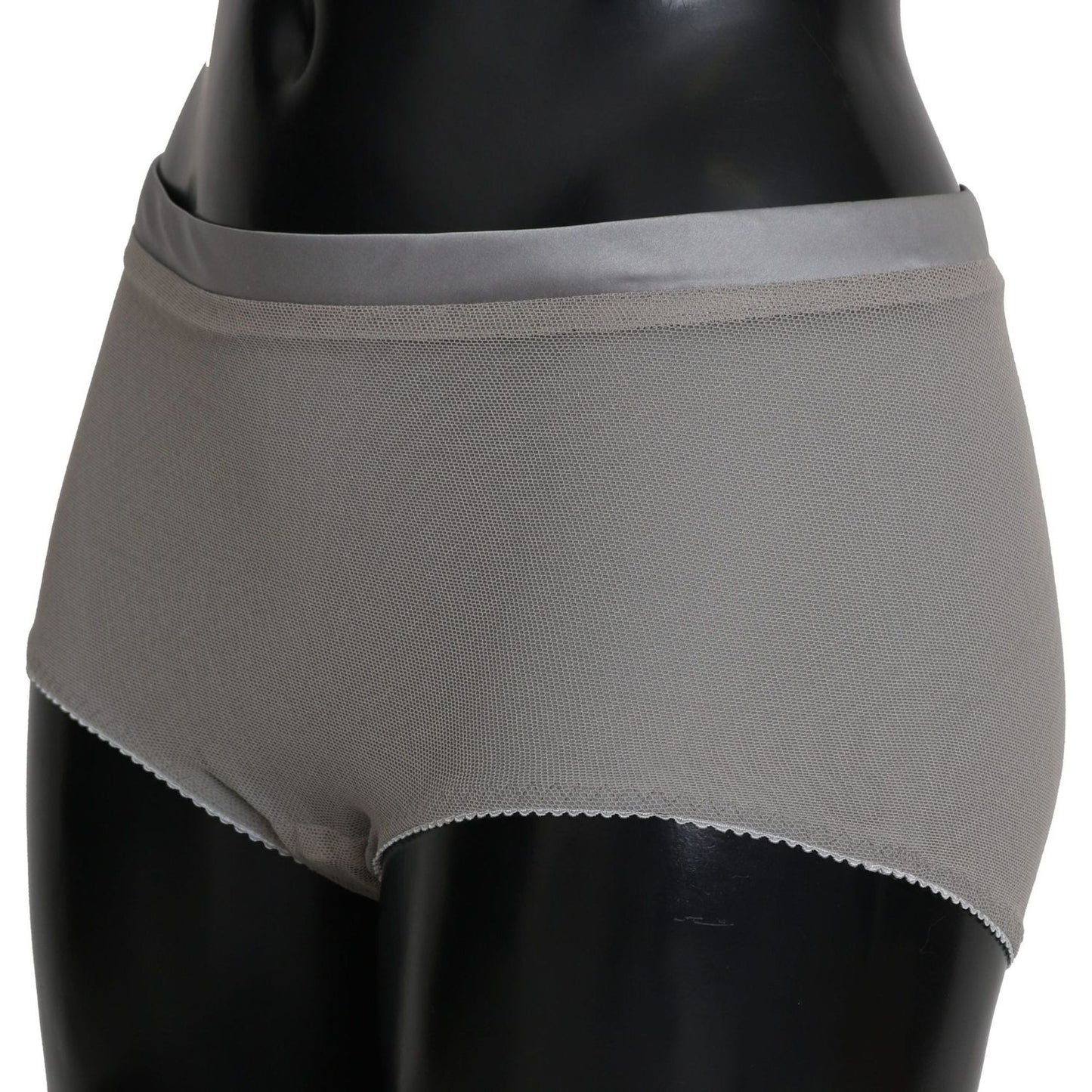 Dolce & Gabbana Shimmering Silver Stretch Cotton Underwear Dolce & Gabbana Dim Gray