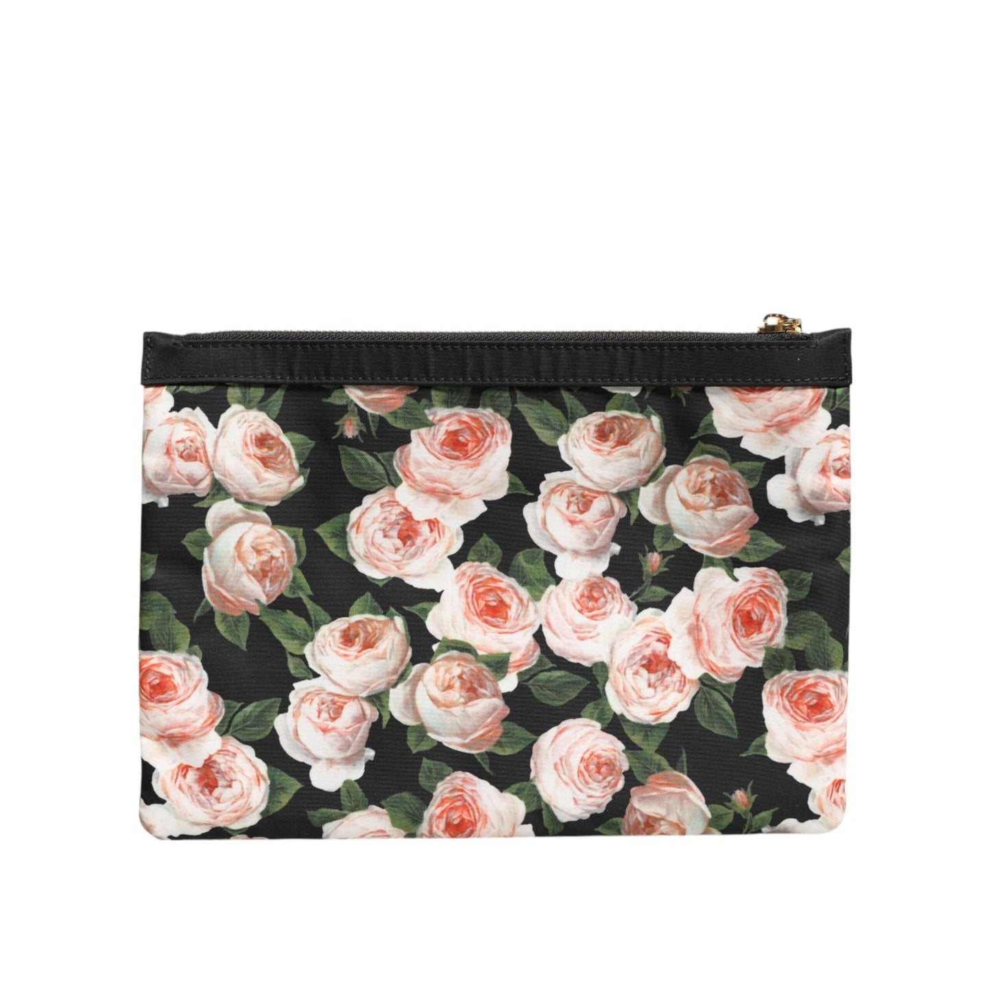 Dolce & Gabbana Multicolor Floral DG Plaque Clutch Women Pouch Borse Bag BAG4656