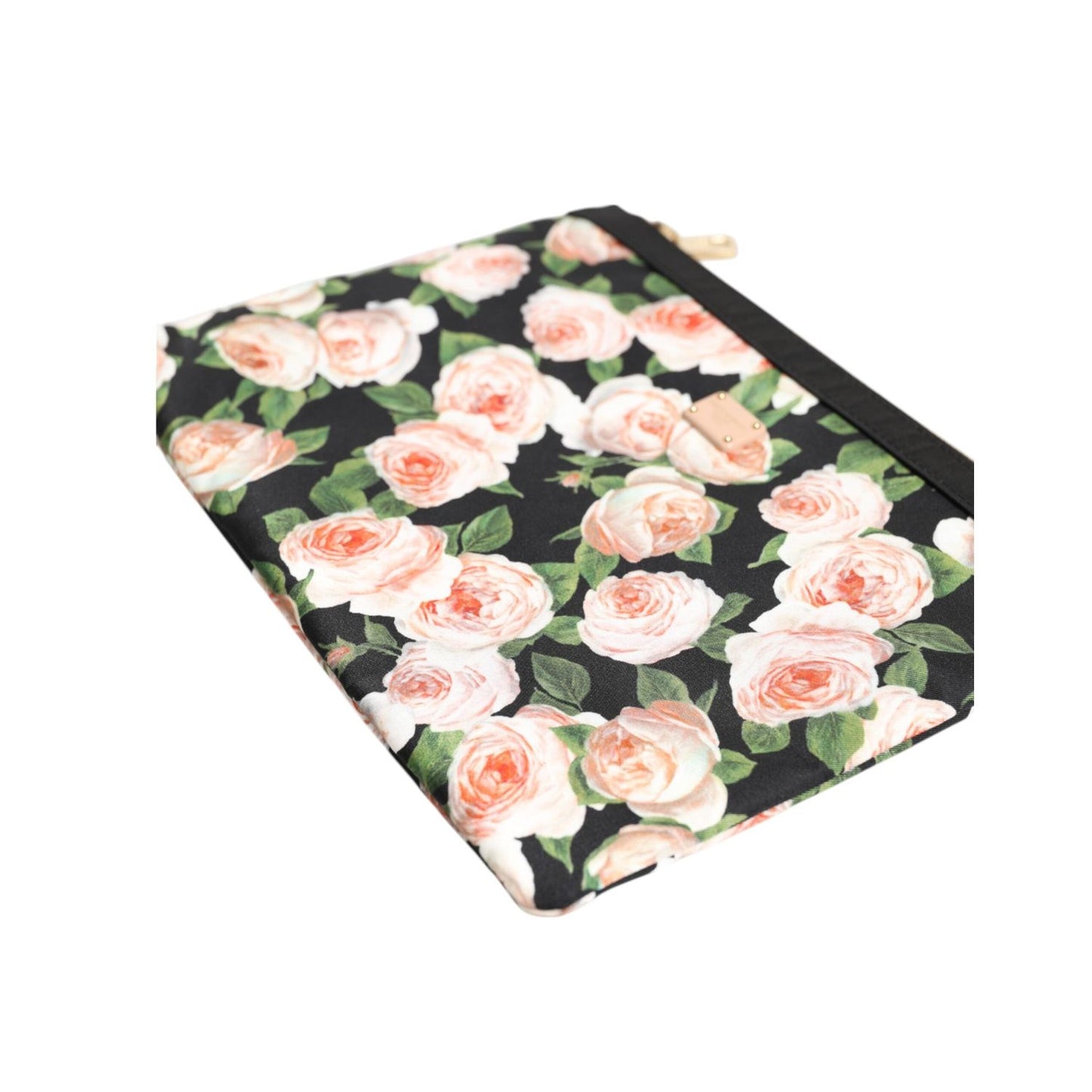Dolce & Gabbana Multicolor Floral DG Plaque Clutch Women Pouch Borse Bag BAG4656
